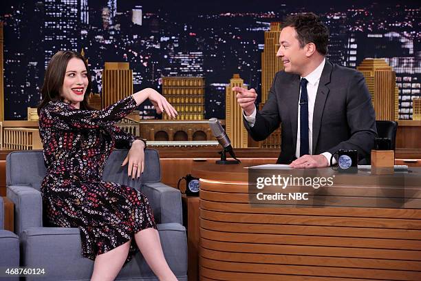 Actor Jon Cryer, actor Michael Douglas, actress Kat Dennings and host... News Photo - Getty Images