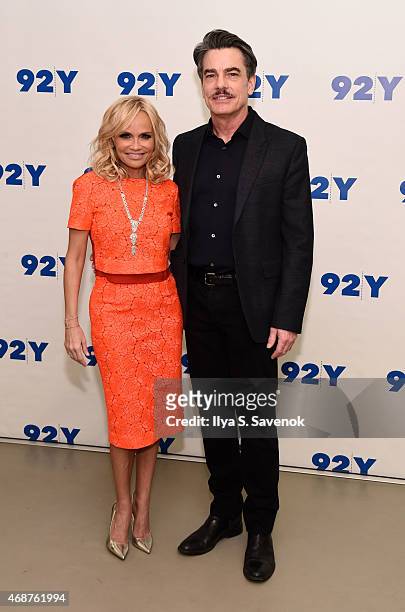 Kristin Chenoweth and Peter Gallagher attend 92nd Street Y Presents: Back On Broadway: Kristin Chenoweth And Peter Gallagher at 92nd Street Y on...