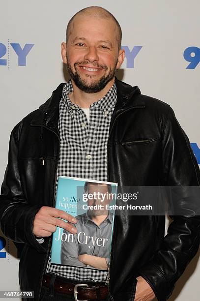 Jon Cryer attends 92nd Street Y Presents: Back on Broadway: Kristin Chenoweth And Peter Gallagher at 92nd Street Y on April 6, 2015 in New York City.