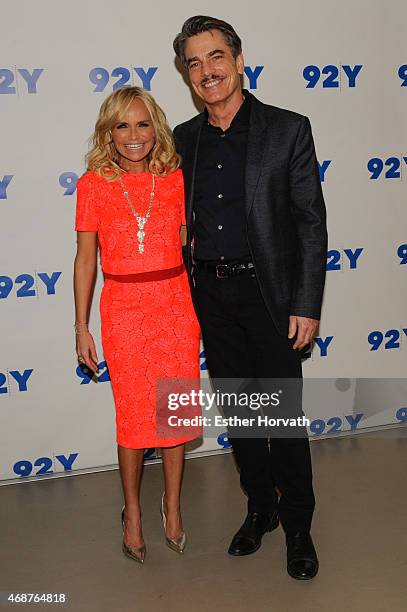Kristin Chenoweth and Peter Gallagher attend 92nd Street Y Presents: Back on Broadway: Kristin Chenoweth And Peter Gallagher at 92nd Street Y on...