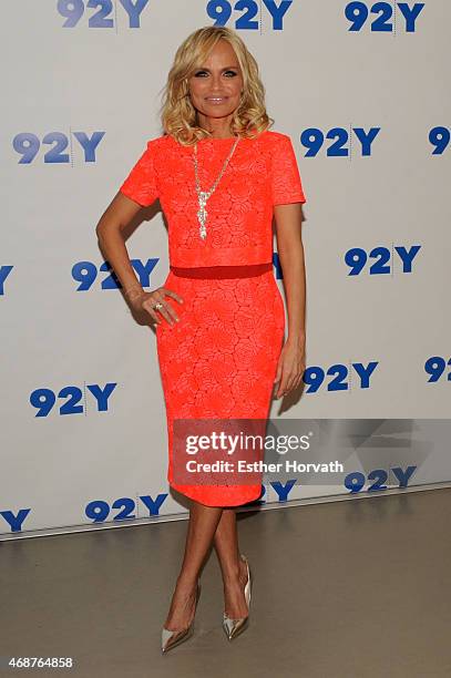 Kristin Chenoweth attends 92nd Street Y Presents: Back on Broadway: Kristin Chenoweth And Peter Gallagher at 92nd Street Y on April 6, 2015 in New...