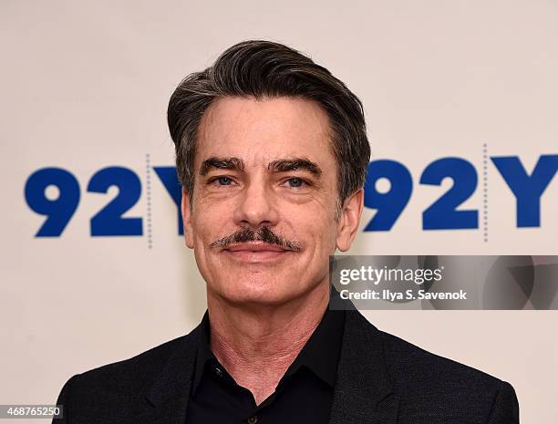 Actor Peter Gallagher attends 92nd Street Y Presents: Back On Broadway: Kristin Chenoweth And Peter Gallagher at 92nd Street Y on April 6, 2015 in...