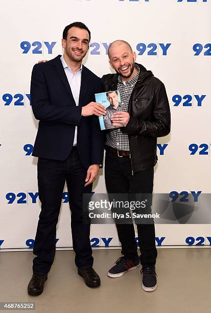 Ramin Setoodeh and Jon Cryer attend 92nd Street Y Presents: Back On Broadway: Kristin Chenoweth And Peter Gallagher at 92nd Street Y on April 6, 2015...