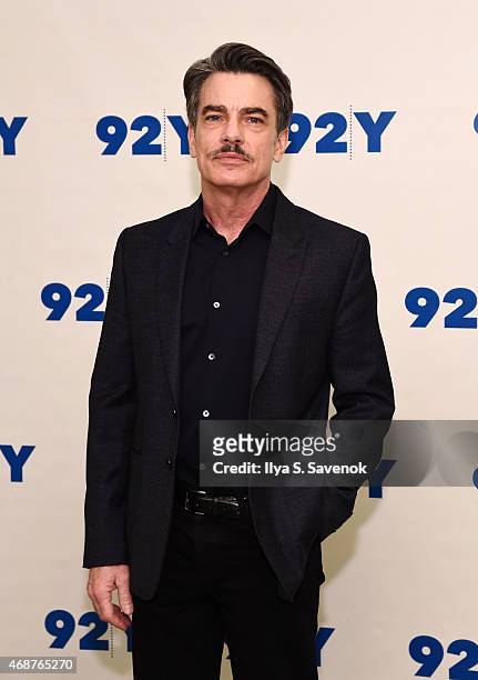 Actor Peter Gallagher attends 92nd Street Y Presents: Back On Broadway: Kristin Chenoweth And Peter Gallagher at 92nd Street Y on April 6, 2015 in...