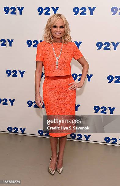 Actress Kristin Chenoweth attends 92nd Street Y Presents: Back On Broadway: Kristin Chenoweth And Peter Gallagher at 92nd Street Y on April 6, 2015...