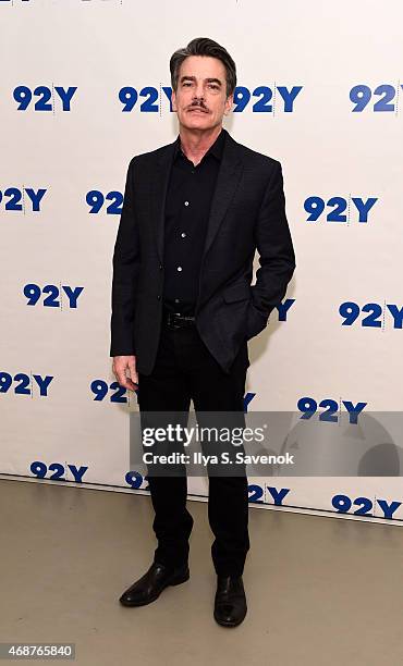 Actor Peter Gallagher attends 92nd Street Y Presents: Back On Broadway: Kristin Chenoweth And Peter Gallagher at 92nd Street Y on April 6, 2015 in...