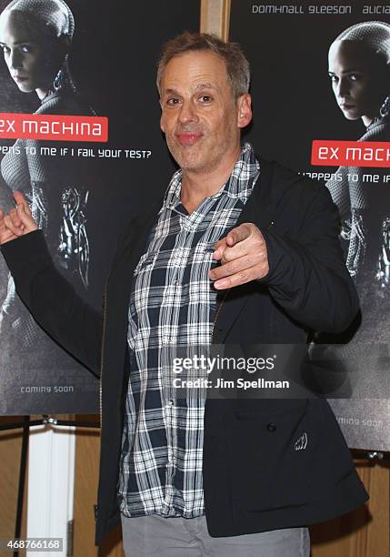 Actor Josh Pais attends the "Ex Machina" New York premiere at the Crosby Street Hotel on April 6, 2015 in New York City.