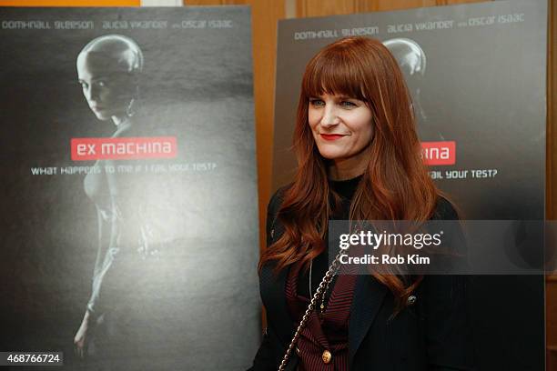 Megan DiCiurcio attends "Ex Machina" New York Premiere at Crosby Street Hotel on April 6, 2015 in New York City.