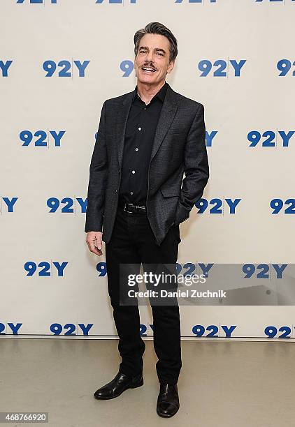 Peter Gallagher attends the 92nd Street Y Presents: Back on Broadway: Kristin Chenoweth And Peter Gallagher at 92nd Street Y on April 6, 2015 in New...