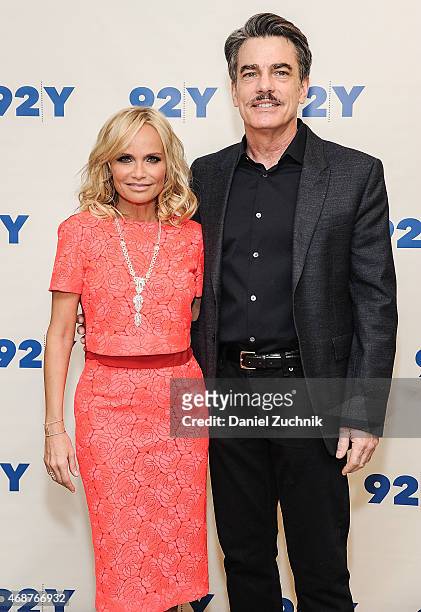 Kristin Chenoweth and Peter Gallagher attend the 92nd Street Y Presents: Back on Broadway: Kristin Chenoweth And Peter Gallagher at 92nd Street Y on...