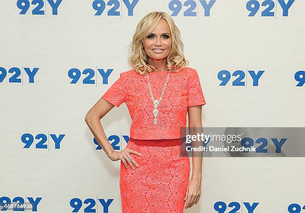 Kristin Chenoweth attends the 92nd Street Y Presents: Back on Broadway: Kristin Chenoweth And Peter Gallagher at 92nd Street Y on April 6, 2015 in...