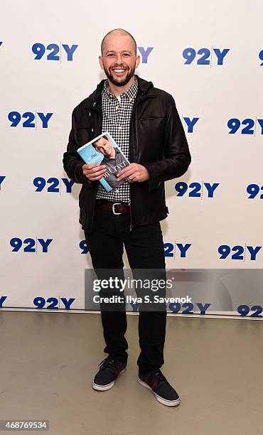 Actor Jon Cryer attends 92nd Street Y Presents: Back On Broadway: Kristin Chenoweth And Peter Gallagher at 92nd Street Y on April 6, 2015 in New York...