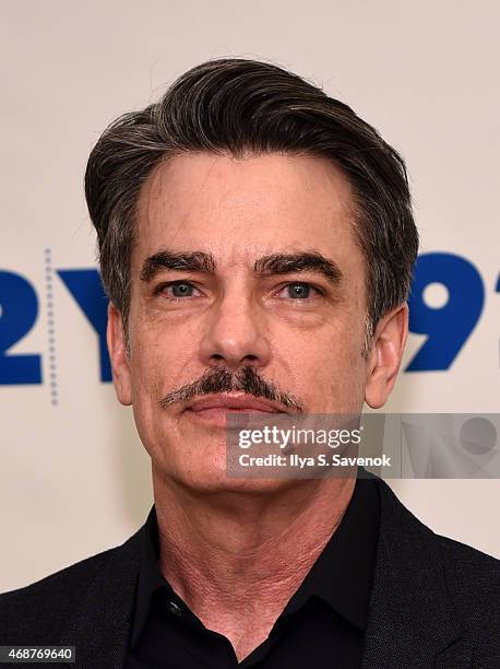 Actor Peter Gallagher attends 92nd Street Y Presents: Back On Broadway: Kristin Chenoweth And Peter Gallagher at 92nd Street Y on April 6, 2015 in...