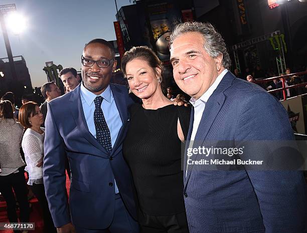 Director George Tillman Jr., Elizabeth Gabler, President of Fox 2000, and Jim Gianopulos, Chief Executive Officer of Fox Filmed Entertainment,...
