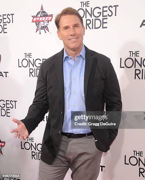 Author/producer Nicholas Sparks arrives at the Los Angeles premiere of "The Longest Ride" at TCL Chinese Theatre IMAX on April 6, 2015 in Hollywood,...