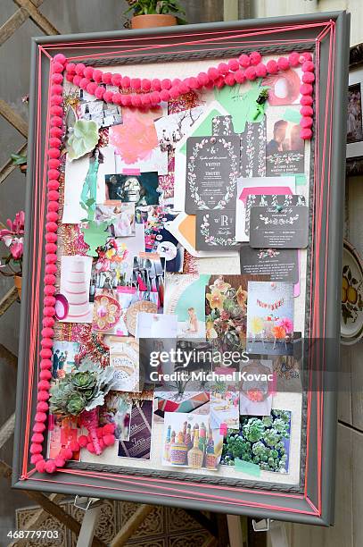 Paper goods and table decor are showcased at Wedding Paper Divas Presents "Whitney Port's Love Story" at Mari Vanna Los Angeles on February 11, 2014...