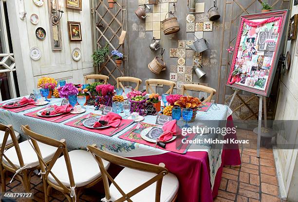 Paper goods and table decor are showcased at Wedding Paper Divas Presents "Whitney Port's Love Story" at Mari Vanna Los Angeles on February 11, 2014...