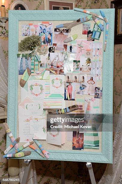 Paper goods and table decor are showcased at Wedding Paper Divas Presents "Whitney Port's Love Story" at Mari Vanna Los Angeles on February 11, 2014...