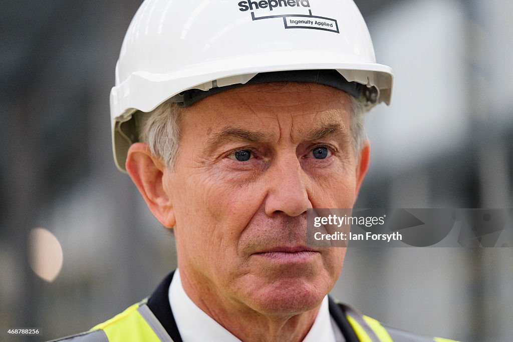 Former Prime Minister Tony Blair Returns To His Old Constituency