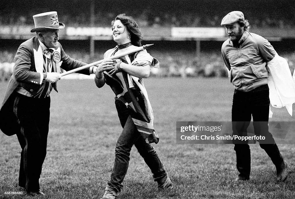 England v Australia - Erica Roe Streaking At Half-time
