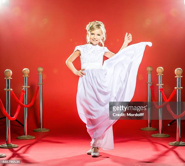 future fashion superstar - celebrity children stock pictures, royalty-free photos & images