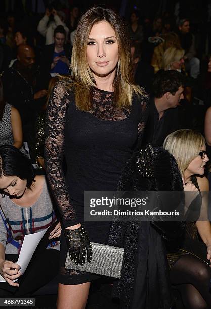 Daisy Fuentes attends the Nicole Miller show during Mercedes-Benz Fashion Week Fall 2014 at Milk Studios on February 7, 2014 in New York City.