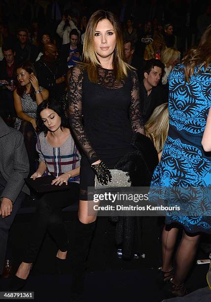 Daisy Fuentes attends the Nicole Miller show during Mercedes-Benz Fashion Week Fall 2014 at Milk Studios on February 7, 2014 in New York City.