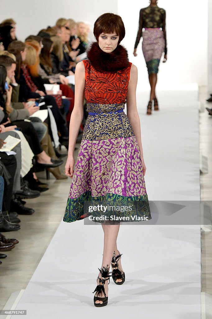 Oscar De La Renta - Runway - Mercedes-Benz Fashion Week Fall 2014