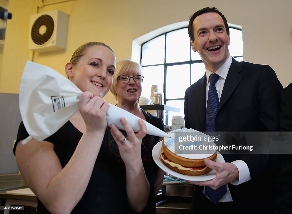 Chancellor George Osborne Hits The Campaign Trail In The West Midlands