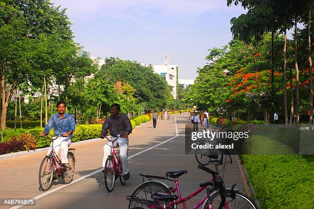 infosys headquarters in bangalore, india - infosys stock pictures, royalty-free photos & images