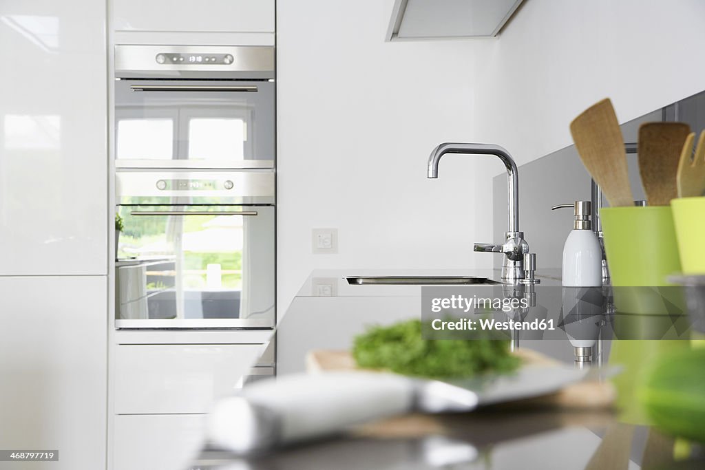 Germany, Cologne, Kitchen detail