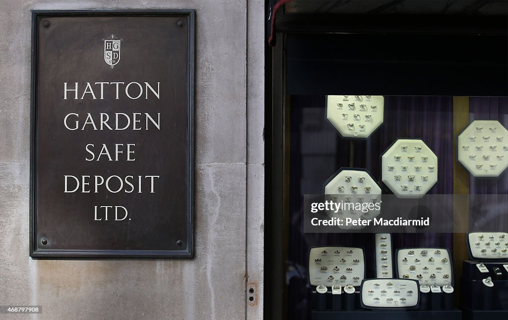 Police Investigate Robbery At Hatton Garden Safety Deposit Box Company