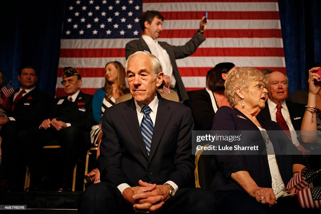 Rand Paul Announces His Candidacy For The Republican Presidential Nomination