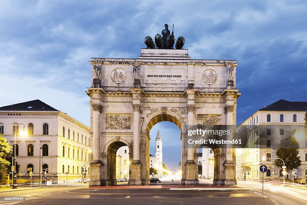 Germany, Bavaria, Munich, Victory Gate