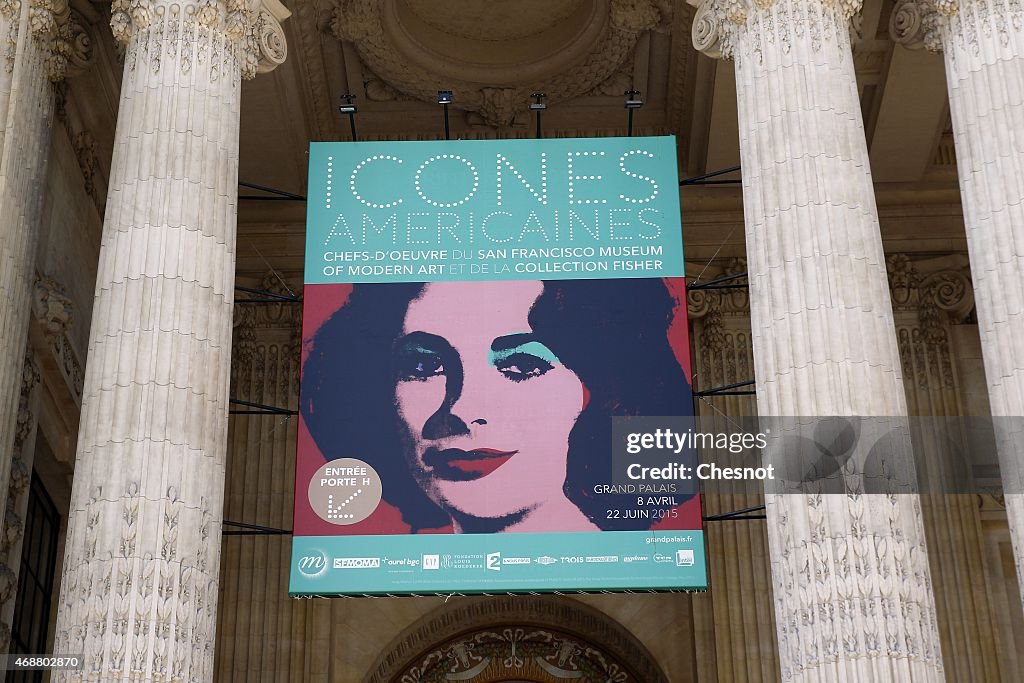 'Icones Americaines' : Press Preview At Grand Palais In Paris