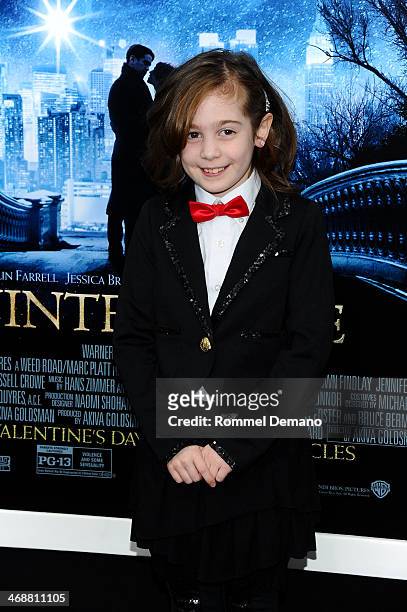 Ripley Sobo attends the "Winter's Tale" world premiere at Ziegfeld Theater on February 11, 2014 in New York City.