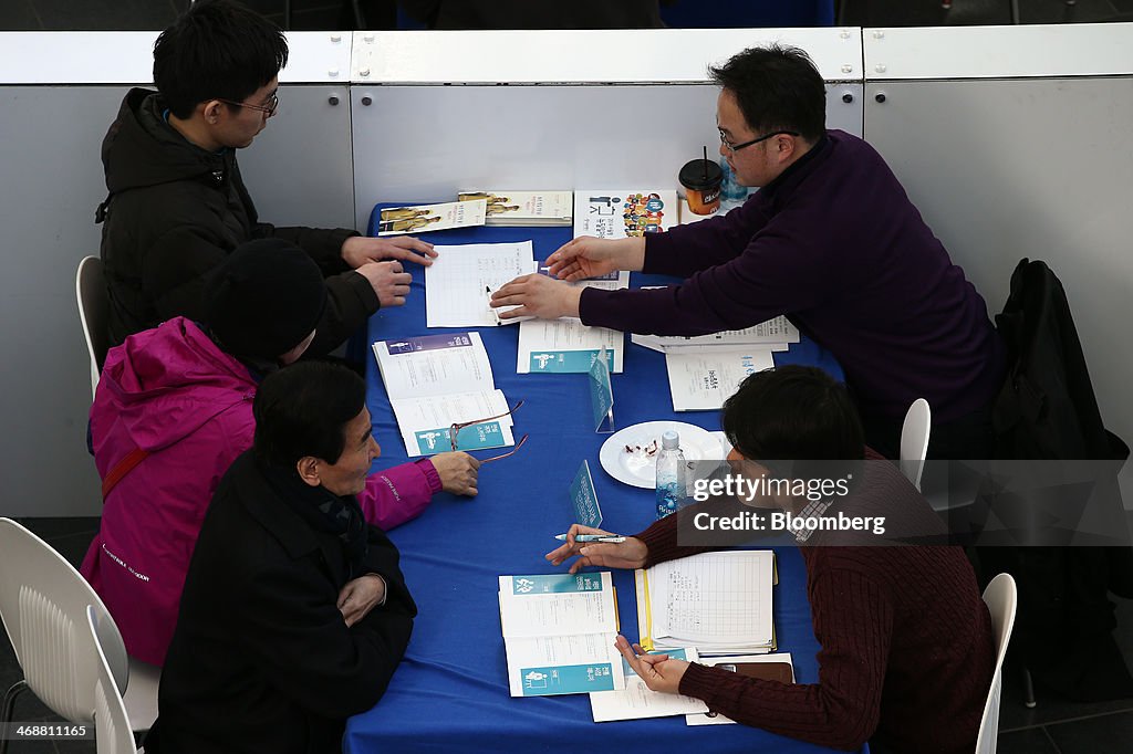 Inside A Job Fair As Unemployment Numbers Are Released