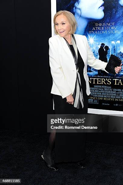 Eva Marie Saint attends the "Winter's Tale" world premiere at Ziegfeld Theater on February 11, 2014 in New York City.