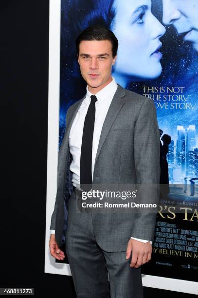 Finn Wittrock attends the "Winter's Tale" world premiere at Ziegfeld Theater on February 11, 2014 in New York City.