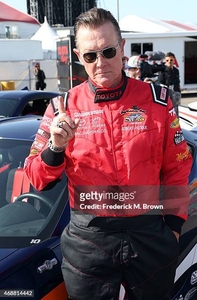 Actor Robert Patrick attends the 38th Annual Toyota Pro/Celebrity Race Press Day at the Toyota Grand Prix of Long Beach on April 7, 2015 in Long...