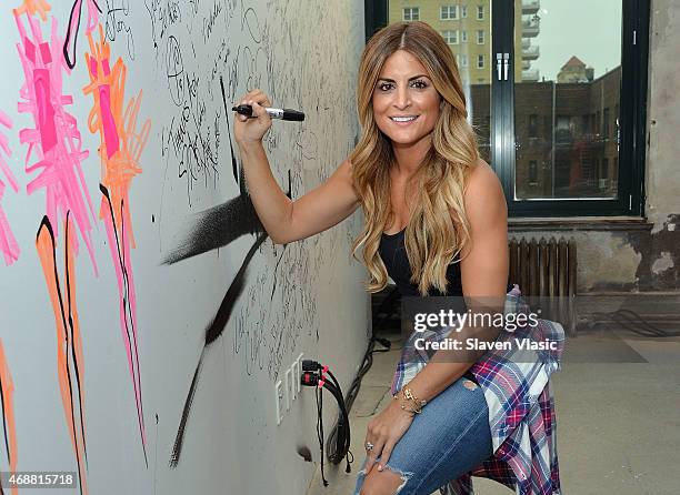 Interior designer/TV personality Alison Victoria visits "AOL BUILD Speaker Series: Alison Victoria" at AOL Studios In New York on April 7, 2015 in...