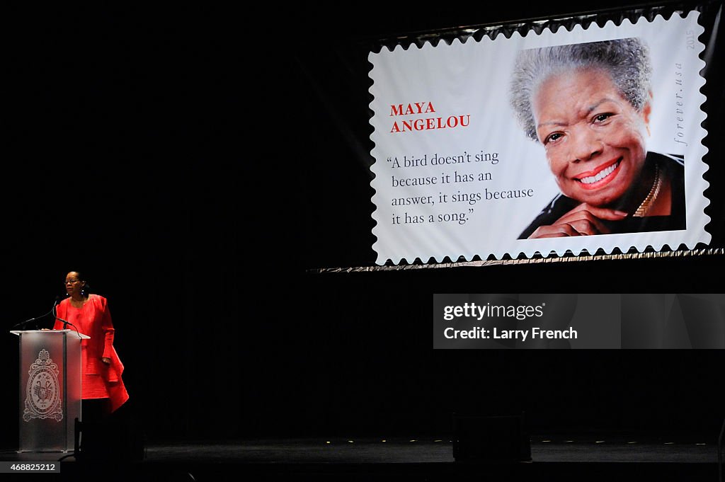 Maya Angelou Forever Stamp Dedication