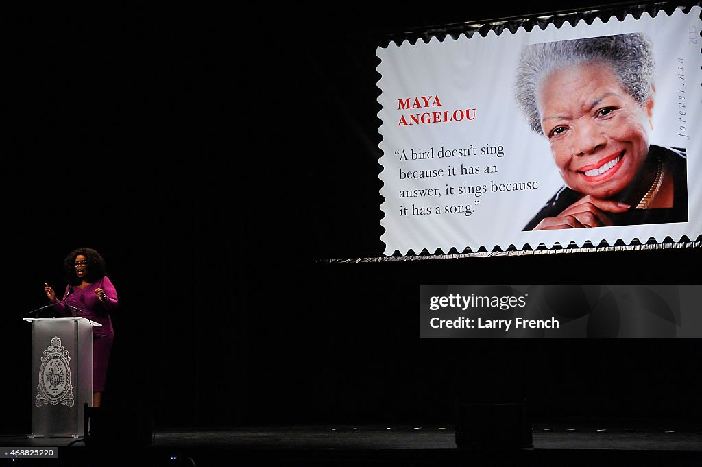 Maya Angelou Forever Stamp Dedication