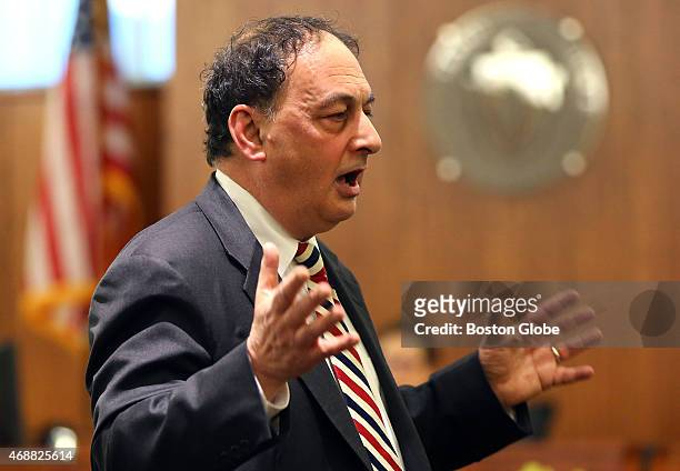 Closing arguments in the Aaron Hernandez trial for the murder of Odin Llyod at Fall River Superior Court. Defense attorney James Sultan makes closing...