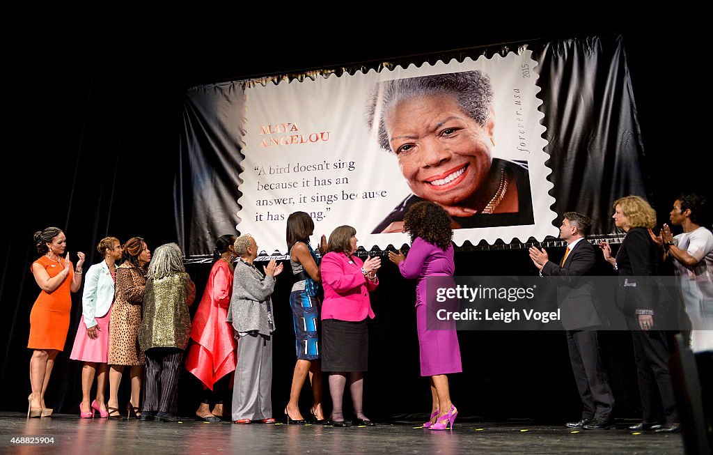 Maya Angelou Forever Stamp Dedication