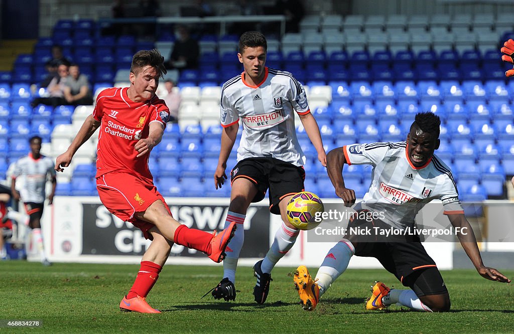 Liverpool v Fulham: U21 Premier League