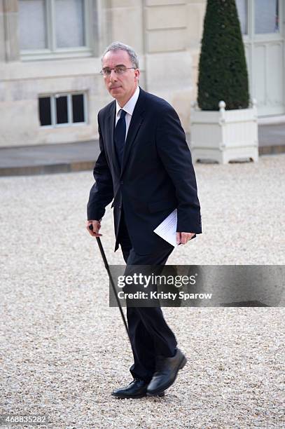 Guests arrive for a state dinner in honor of the Tunisian President Beji Caid Essebsi, on April 7, 2015 at the Elysee Palace in Paris.