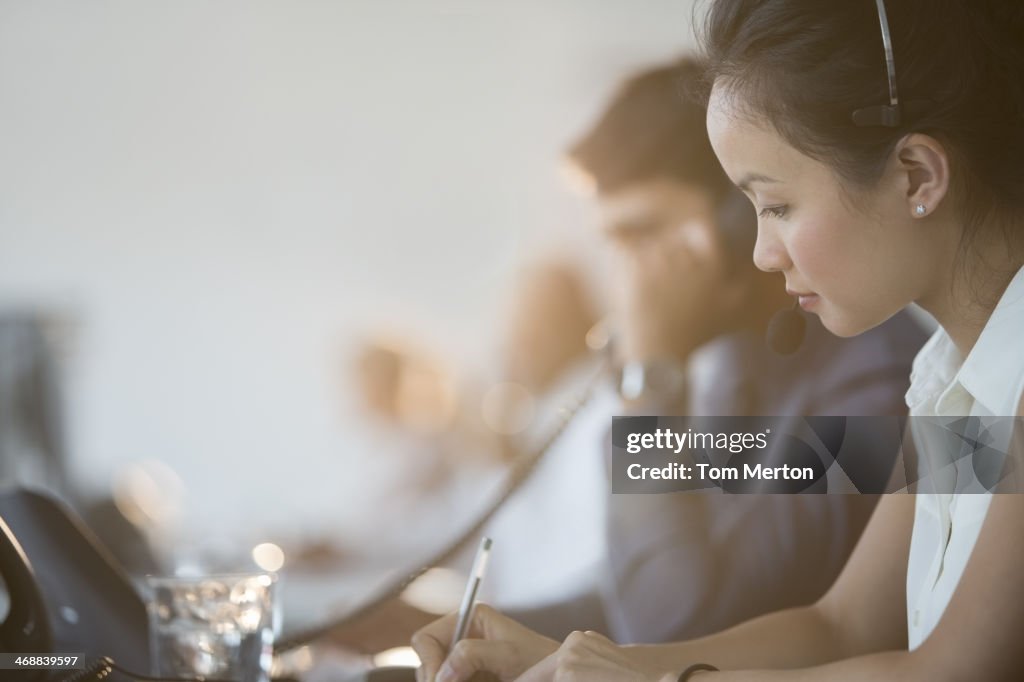 Business people working in office