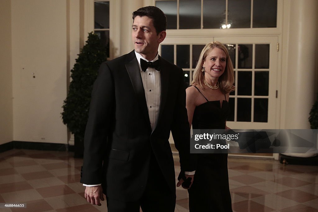 Guests Arrive For White House State Dinner In Honor Of French President