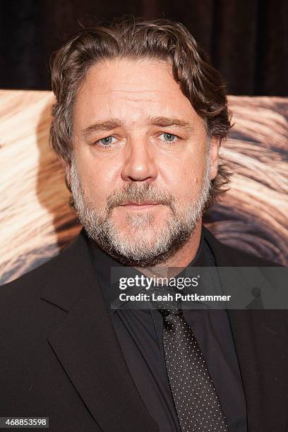 Actor/director Russell Crowe attends "The Water Diviner" Premiere at Burke Theater at U.S. Navy Memorial on April 7, 2015 in Washington, DC.